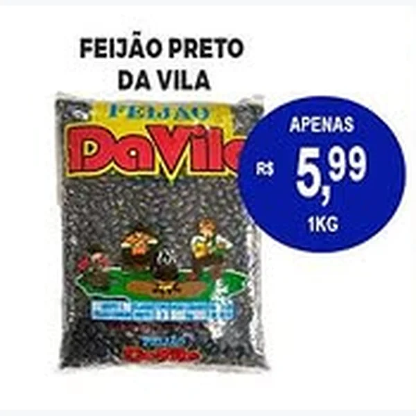 Recorte do encarte de Feijão Preto Da Vila