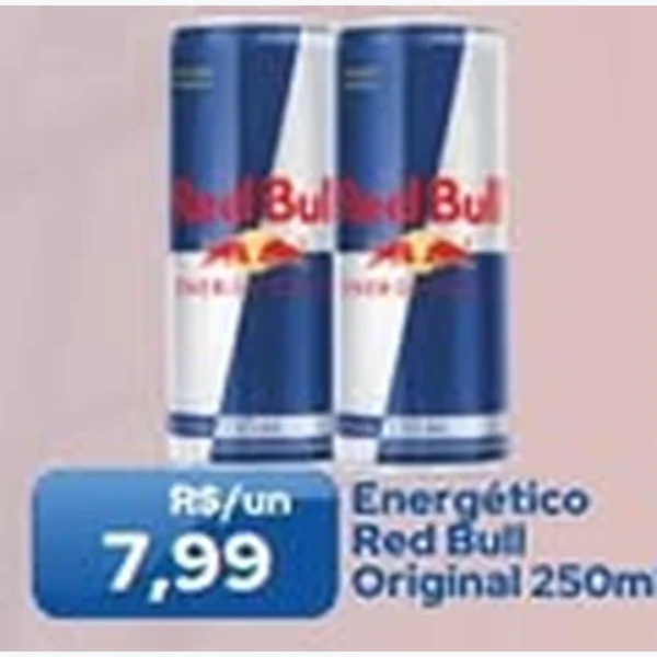 Recorte do encarte de Energético Red Bull 250 ml
