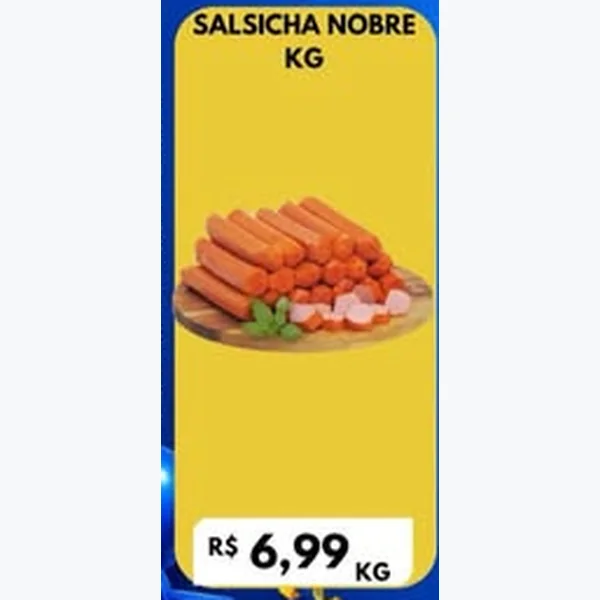 Recorte do encarte de Salsicha Nobre