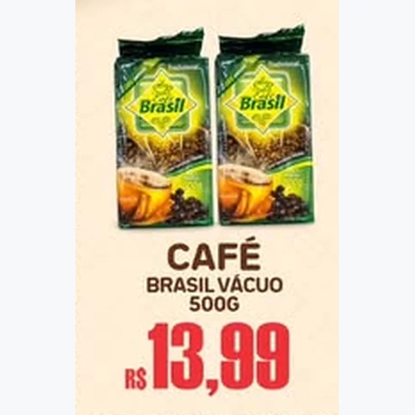 Recorte do encarte de Café Vácuo Brasil 500 g