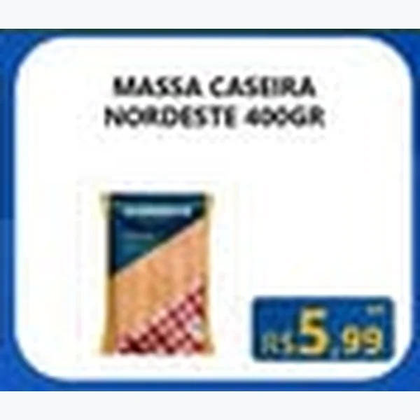 Massa Caseira Nordeste 400 g