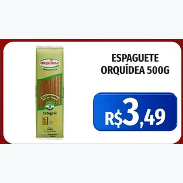 Espaguete Integral Orquídea 500 g