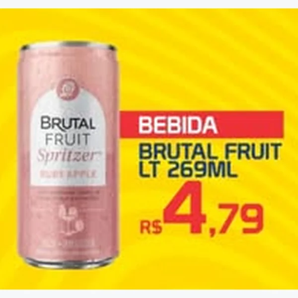 Recorte do encarte de Bebida Spritzer Brutal Fruit 269 ml