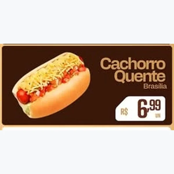 Recorte do encarte de Cachorro Quente Brasília