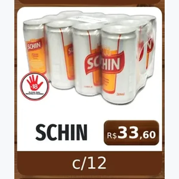 Cerveja Schin 12 un