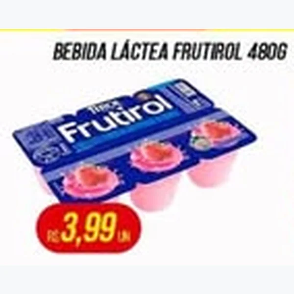 Recorte do encarte de Bebida Láctea Frutirol 480 g