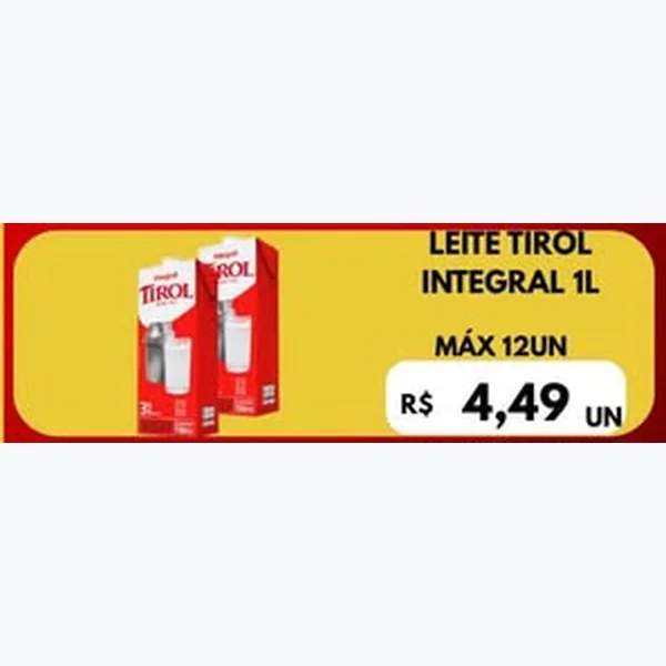 Leite Integral Tirol 1 L