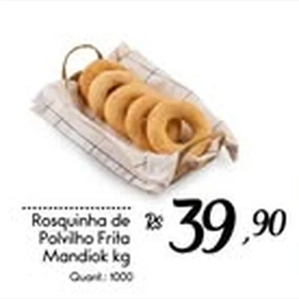 Rosquinha de Polvilho Frita Mandiok