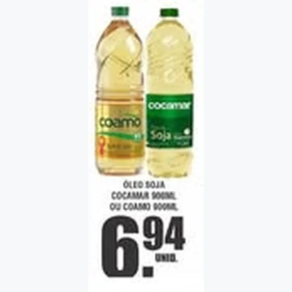 Óleo de Soja Cocamar 900 ml
