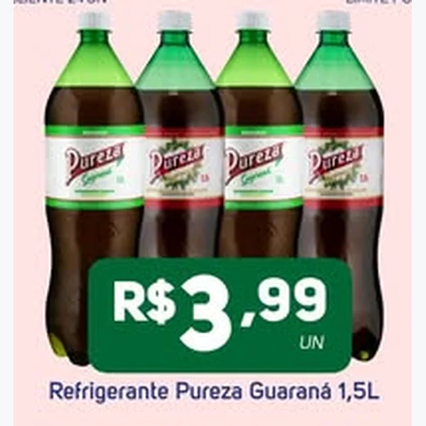 Refrigerante Guaraná Pureza 1,5 L