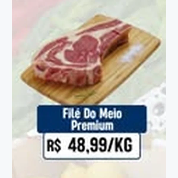 Recorte do encarte de Filé do Meio Premium
