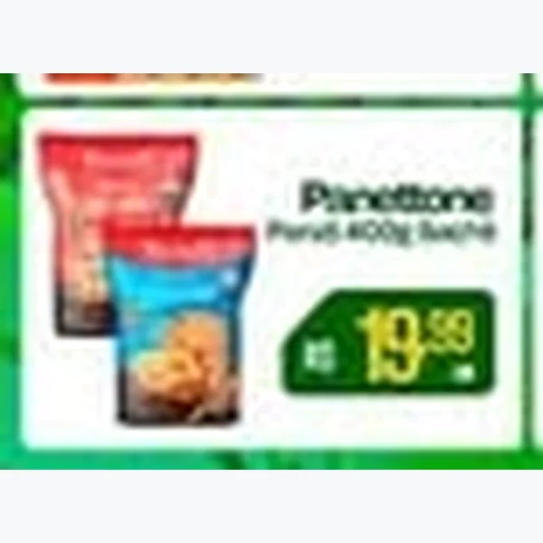 Recorte do encarte de Panettone Lar 400 g