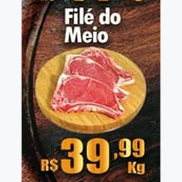 Recorte do encarte de Filé do Meio
