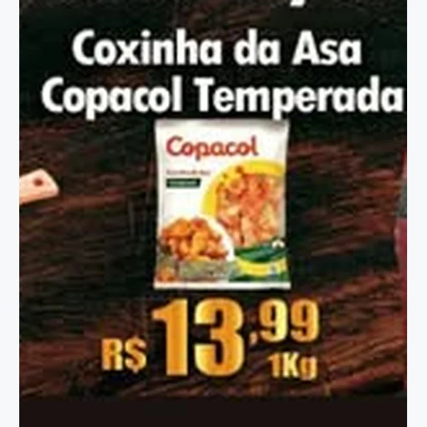 Coxinha da Asa Temperada Copacol