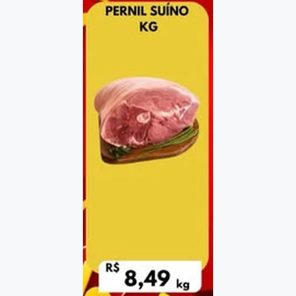 Recorte do encarte de Pernil Suíno