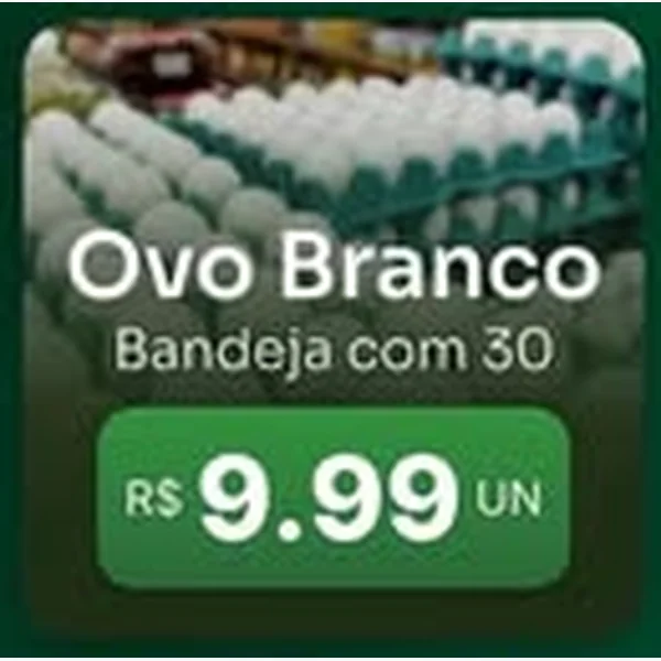 Ovos Brancos 30 un