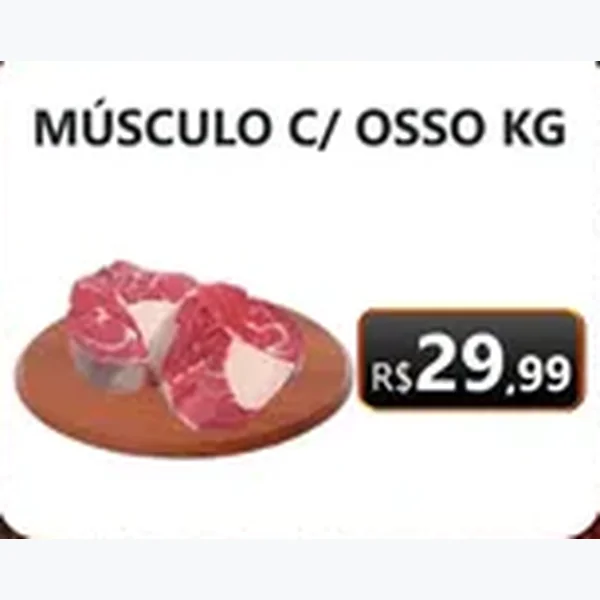 Recorte do encarte de Músculo com Osso