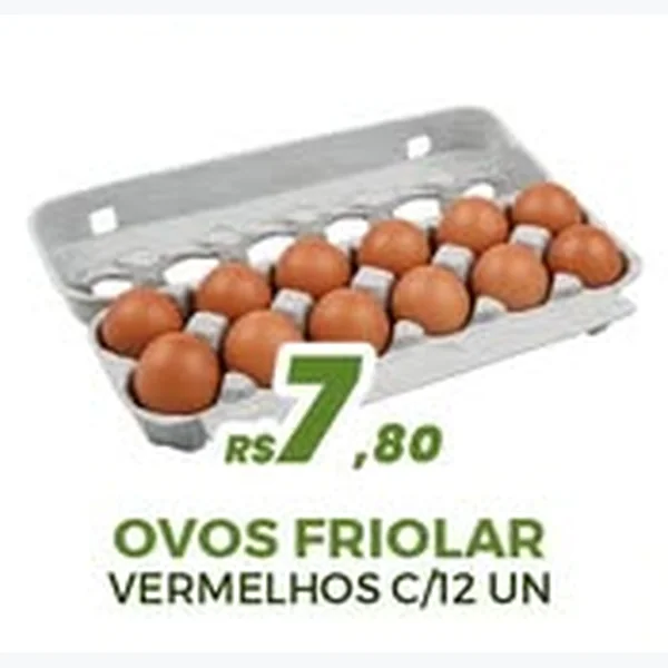 Ovos Vermelhos Friolar 12 un