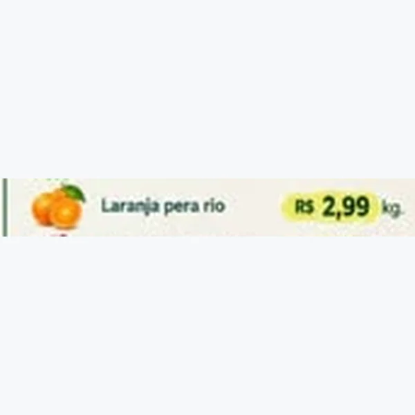 Recorte do encarte de Laranja Pera Rio