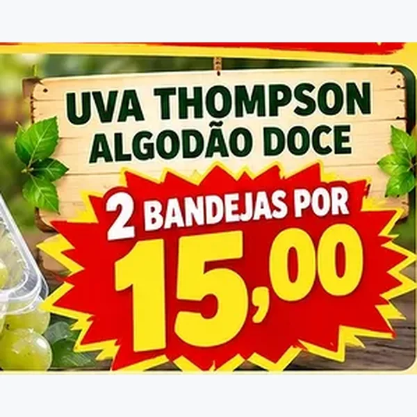 Uva Thompson Algodão Doce 2 un