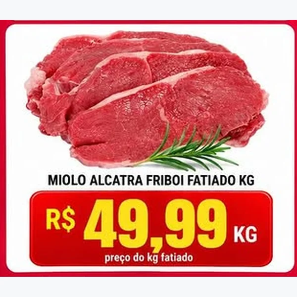 Miolo Alcatra Fatiado Friboi