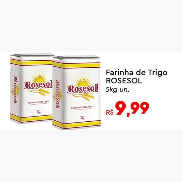Farinha de Trigo Rosesol 5 kg