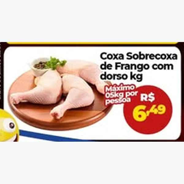 Coxa Sobrecoxa de Frango com Dorso