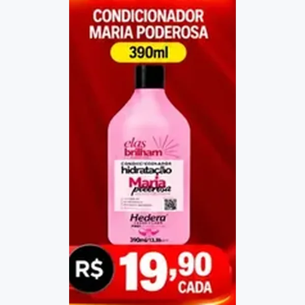 Condicionador Hidratação Elas Brilham 390 ml