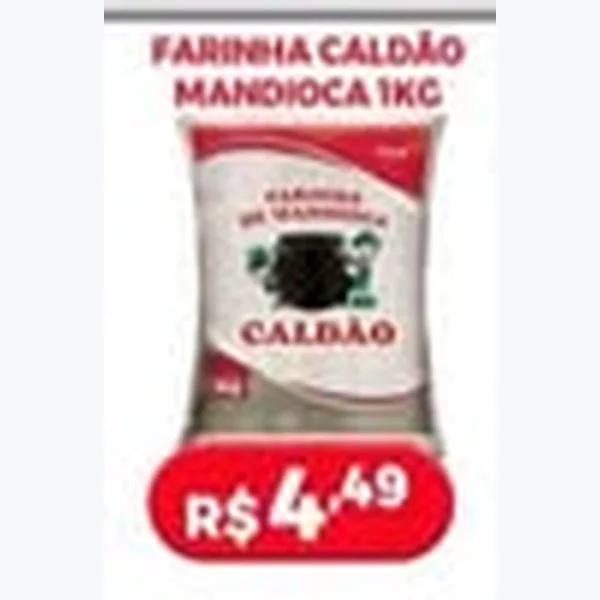 Farinha de Mandioca Caldão 1 kg