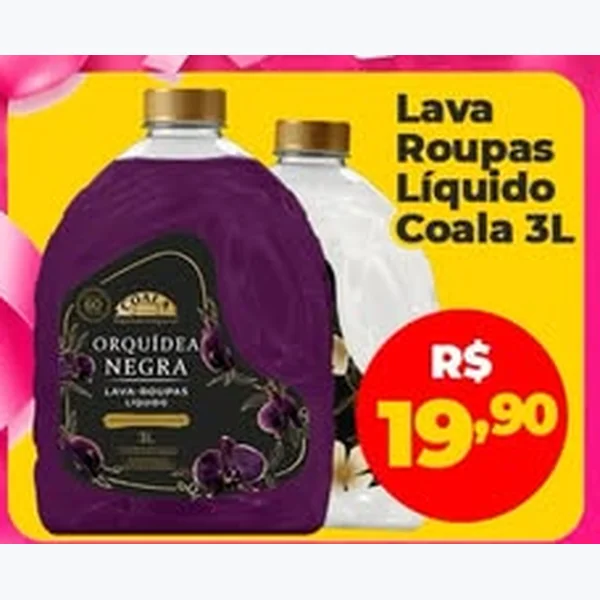 Recorte do encarte de Lava Roupas Líquido Coala 3 L