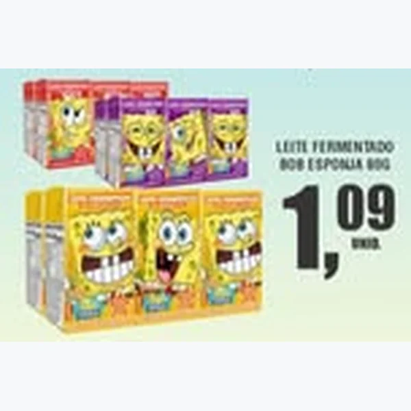 Leite Fermentado Bob Esponja 80 g