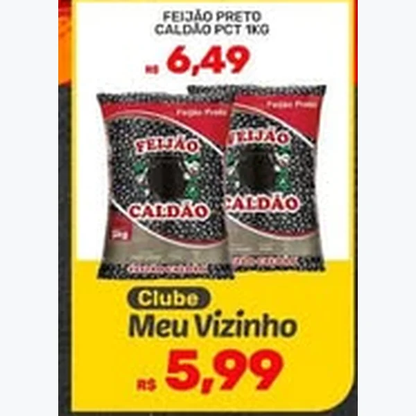 Feijão Preto Caldão 1 kg