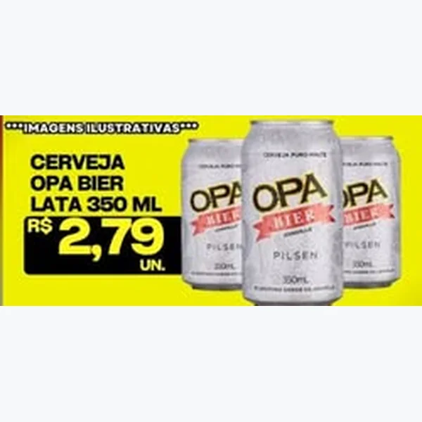 Cerveja Pilsen Opa Bier 350 ml