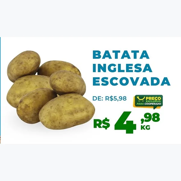 Batata Inglesa Escovada