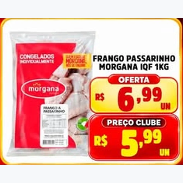 Frango Passarinho Iqf Morgana 1 kg