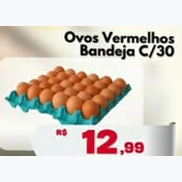 Ovos Vermelhos 30 un