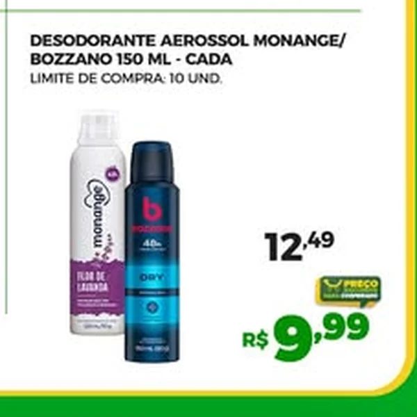 Desodorante Aerossol Monange 150 ml