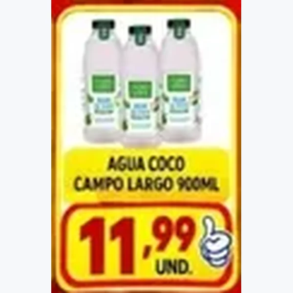 Água de Coco Campo Largo 900 ml