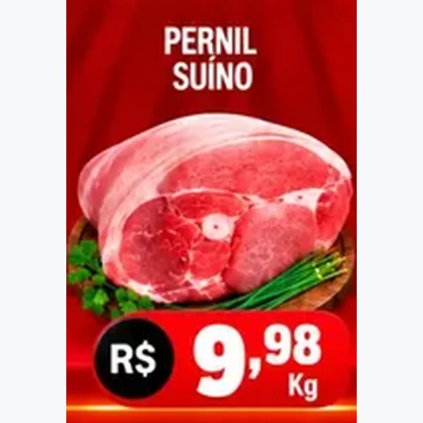 Recorte do encarte de Pernil Suíno