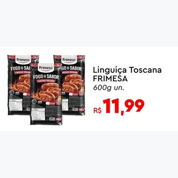 Linguiça Toscana Frimesa 600 g