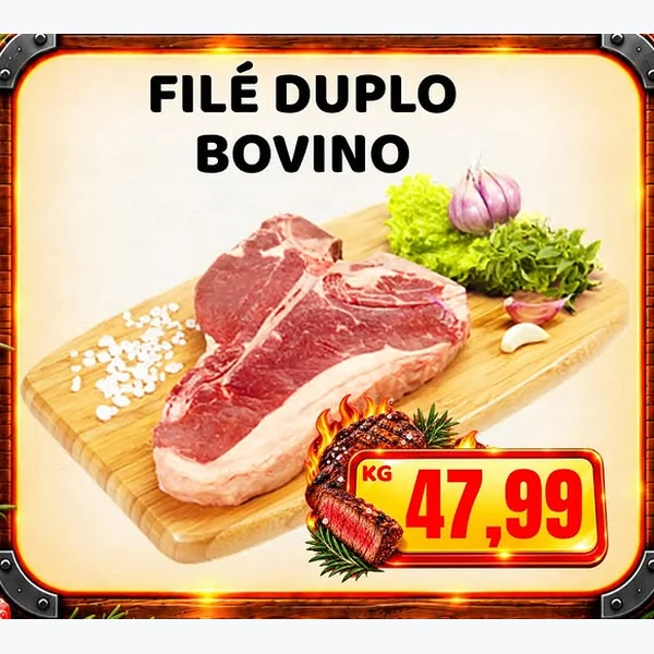 Filé Duplo Bovino