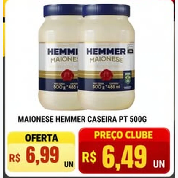 Maionese Caseira Hemmer 500 g
