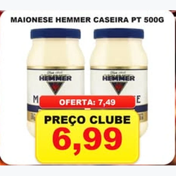 Maionese Caseira Hemmer 500 g