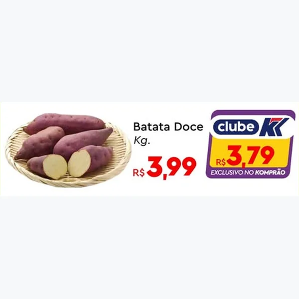 Recorte do encarte de Batata Doce
