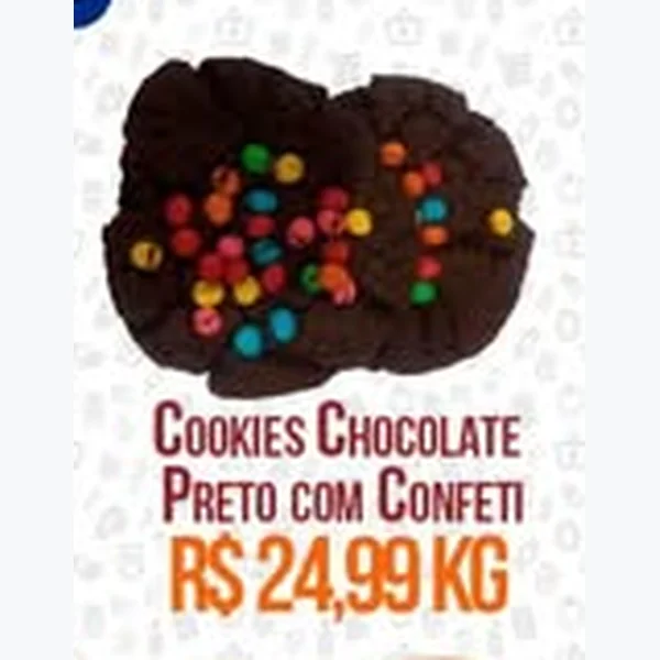 Cookies Chocolate com Confeti