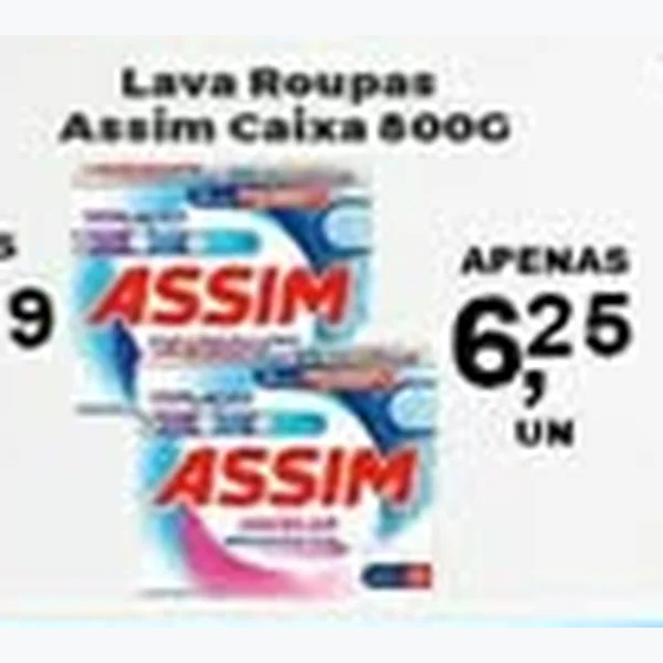 Lava Roupas Assim 800 g
