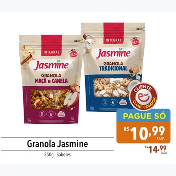 Granola Tradicional Jasmine 250 g