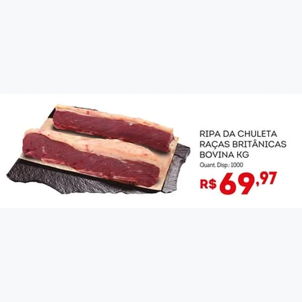 Recorte do encarte de Ripa da Chuleta Raças Britânicas Bovina