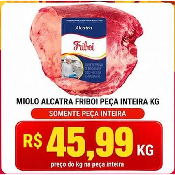 Miolo Alcatra Peça Inteira Friboi