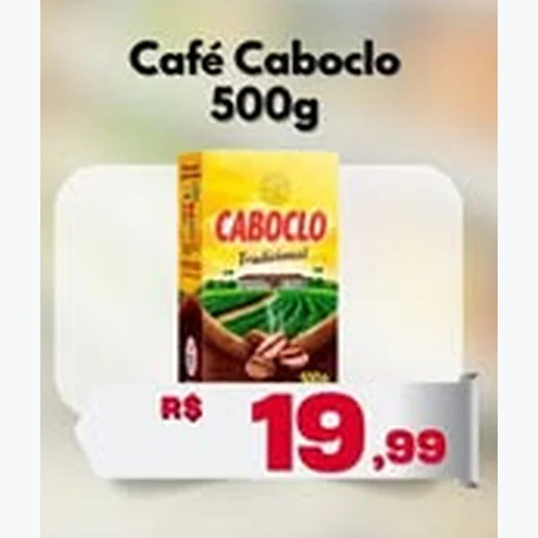 Recorte do encarte de Café Tradicional Caboclo